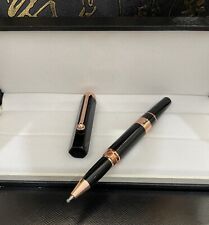 Luxury Great Writers Series Black+Rose Gold Color 0.7mm Rollerball Pen picture
