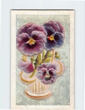Postcard Greeting Card with Flowers Vase Art Print picture