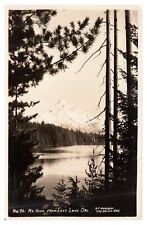 RPPC Mt. Hood from Lost Lake Oregon Postcard B.C. Markham The Dalles OR Unposted picture