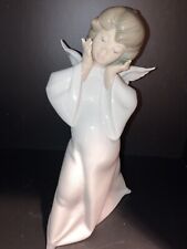 Lladro Angel Mimico Mime Glossy Porcelain Figurine Perfect Condition #4959 Spain picture