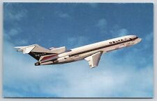 Delta Boeing 727 Range of 1500 Miles @ 530 mph Cruising Speed Postcard LC06-0089 picture