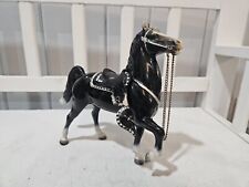 Vintage 1950s Breyer Horse P40 Black Beauty Fury Prancer With Saddle picture