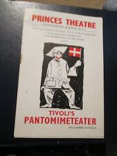 Princes Theatre TIVOLI'S PANTOMIMETEATER 1957 Programme picture