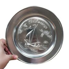 Vintage Metawa Holland 93% Pewter Third Edition Of 5000 Christmas 1974 Plate picture
