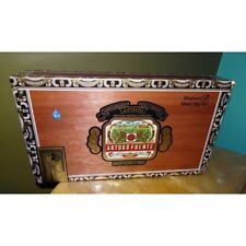 Vintage Wood Arturo Fuente Cigar Box stash box trinket box jewelry box wooden picture
