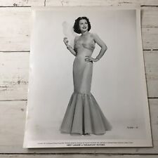 Hedy Lamarr Press Photo 1951 Studio Paramount Feather Fan Old Hollywood Glam picture