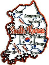 South Korea Map Fridge Magnet picture