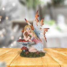 Spring Fairy with Mushroom Statue 6.5