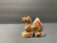Camel Figurine Polished Onyx Stone Hand-carved made in Egypt Vintage Small picture