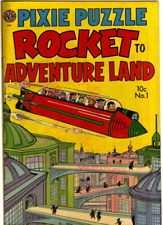 Pixie Puzzle Rocket to Adventureland #1 - Davis Crippen Great Condition picture