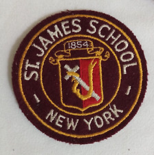 Vintage St. James School Patch, New York. (1854) 3.5