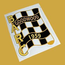 1959 Goodwood BARC Racing Race Vinyl Sticker Decal Classic Motorsport Vintage F1 picture