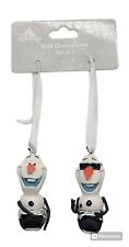 Set Of 2 Disney's Frozen OLAF Winter & Summer Bells Christmas Ornament Lot CL13 picture