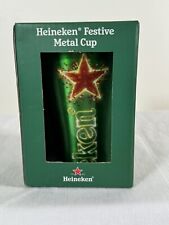 Heineken Festive Metal Cup Promo NEW picture