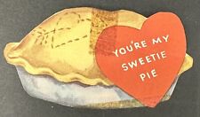 Vintage Your My Sweetie Pie Valentines Card picture