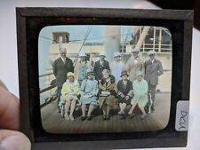 Colored Glass Magic Lantern Slide DKU De Beer's on the EMPRESS SHIP AT SEA AFRIC picture