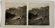 Italy, Tyrol, Dolomites, Saddle Group, Piz Selva, Vintage Silver Print, circa 1900, picture