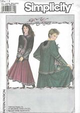 Vintage Women's Puffy Quilt Coat Jacket Sewing Pattern UNCUT Unique 10-20  picture