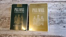 2 Vintage Pall Mall Cigarettes Decks of Playing Cards New  Old Package Sealed  picture