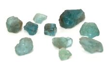 48ct Blue Apatiite Rough Natural Gemstone Crystal Mineral Cabs Madagascar 10pcs picture