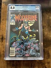 Wolverine #1 (Marvel, November 1988) CGC 8.0 White Pages Newsstand picture