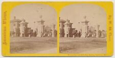 MARYLAND SV - Baltimore - Patterson Park Gates - WM Chase 1870s picture
