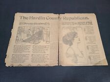 1909 The Hardin County Republican Newspaper Kenton Ohio picture