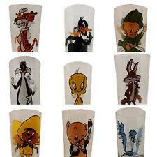 Antique Looney Tunes 1973 Pepsi Glasses — Unlock Sale by Adding 2+ to Cart VTG picture