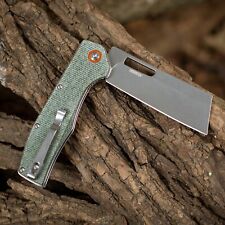 Pocket Knife 8Cr Blade Tactical EDC Folding Knife with Micarta Handle picture