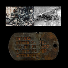 RARE Vietnam War TET OFFENSIVE Rice Paddy Battlefield U.S. Infantry Dog Tag picture