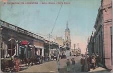Postcard Bahia Blanca Calle Alsina Republica Argentina  picture