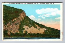 Delaware Water Gap PA-Pennsylvania, Indian Profile Rock, Vintage Postcard picture