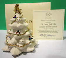 LENOX 2002 JEWELED CHRISTMAS TREE -- Annual ORNAMENT -- -- NEW IN BOX with COA picture