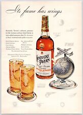 1950s~Kentucky Tavern~Bourbon Whiskey for Airlines~TWA~Liquor~Vintage Print Ad picture