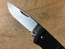 Cutco 1886 Black Pocket Knife Serrated Edge Lockback collectible picture