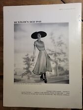1948 women's Jane Derby dress Hutzler's store vintage fashion ad picture