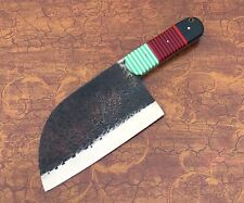 Custom MadeHade carbon Steel Blade,Daily kitchen use Meat Cutting Cleaver Knife. picture
