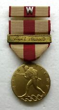 U.S. Marine Expeditionary Service WAKE ISLAND BAR Medal Set picture