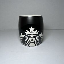 Starbucks 2011 mug black etched mermaid siren logo 16 ounces picture
