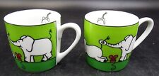 2 Konitz Mouse & the Elephant Demitasse cups MINT picture