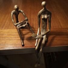 Two Handcrafted Bronze Figurines picture