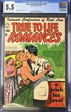 True-To-Life Romances #20 CGC FN- 5.5 L.B. Cole Romance Cover Star Publications picture