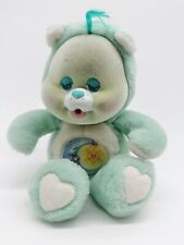 Adorable Vintage Care Bears Plush, Flocked Face Bedtime Bear Plush by Kenner picture