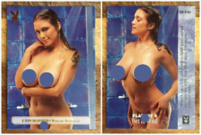2001 Playboy Wet & Wild Chase Insert Card Unpublished / MIRIAM GONZALEZ UP 7/10 picture