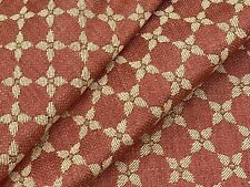 Colefax & Fowler Geometric Floral Trellis Uphol Fabric- Elkin Red 3 yds F3626-05 picture