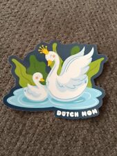 DUTCH Bros STICKER Mother’s DAY MAY 2024 SWAN Baby CROWN Dutch Mom *FREE SHIP* picture
