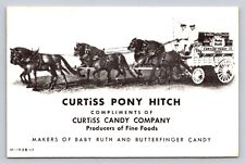 Curtis Candy Pony Hitch Baby Ruth Butterfinger Wagon  Ink Blotter CPB89 x picture