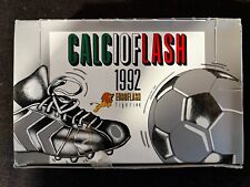 COMPLETE BOX DISPLAY EUROFLASH FOOTBALL 92 1992 FOOTBALLERS COLLECTOR NO PANINI picture