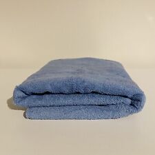 Vintage Sears Colormate Made in USA Blue 100% Cotton Bath Towel Sz 46x26” picture