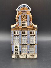 Polychroom House Rowhouse Amsterdam Hand Painted Porcelain Made in Holland picture